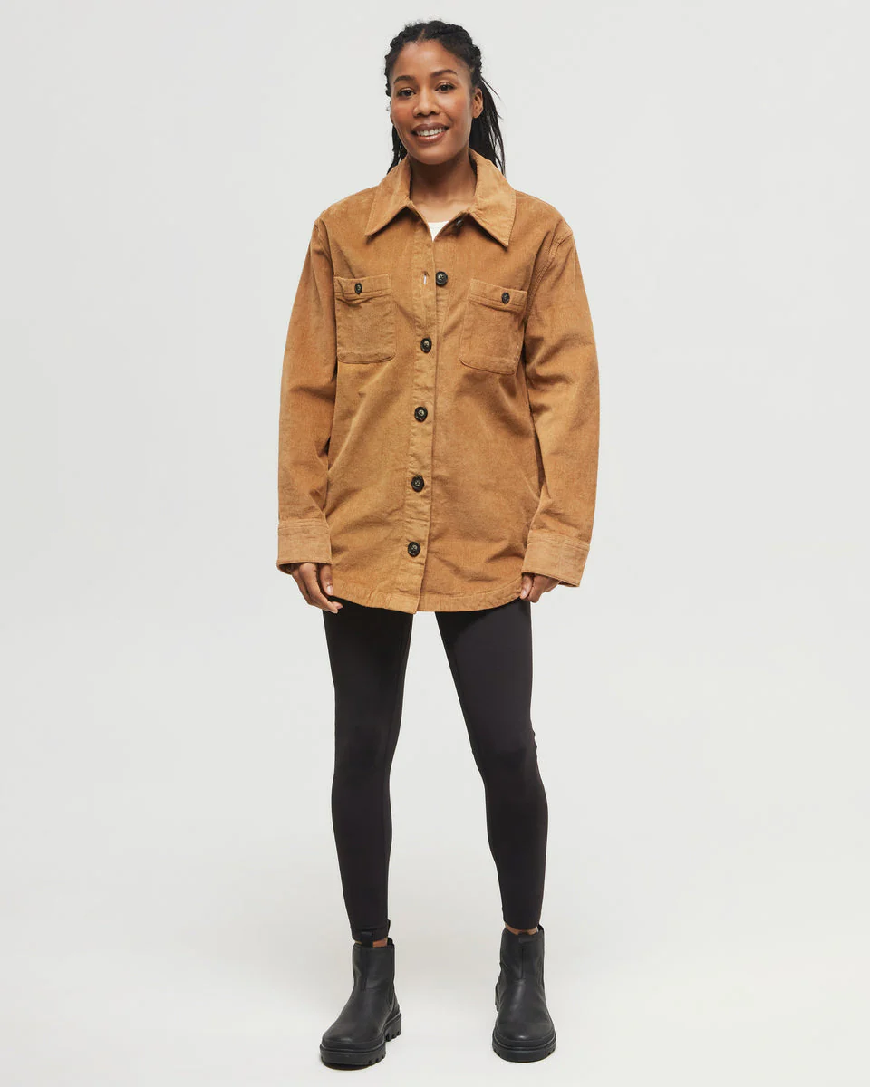 EcoStretch Corduroy Overshirt