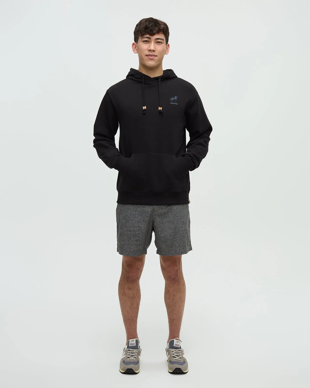 Haiti Palm Logo Relaxed Hoodie - Image 2
