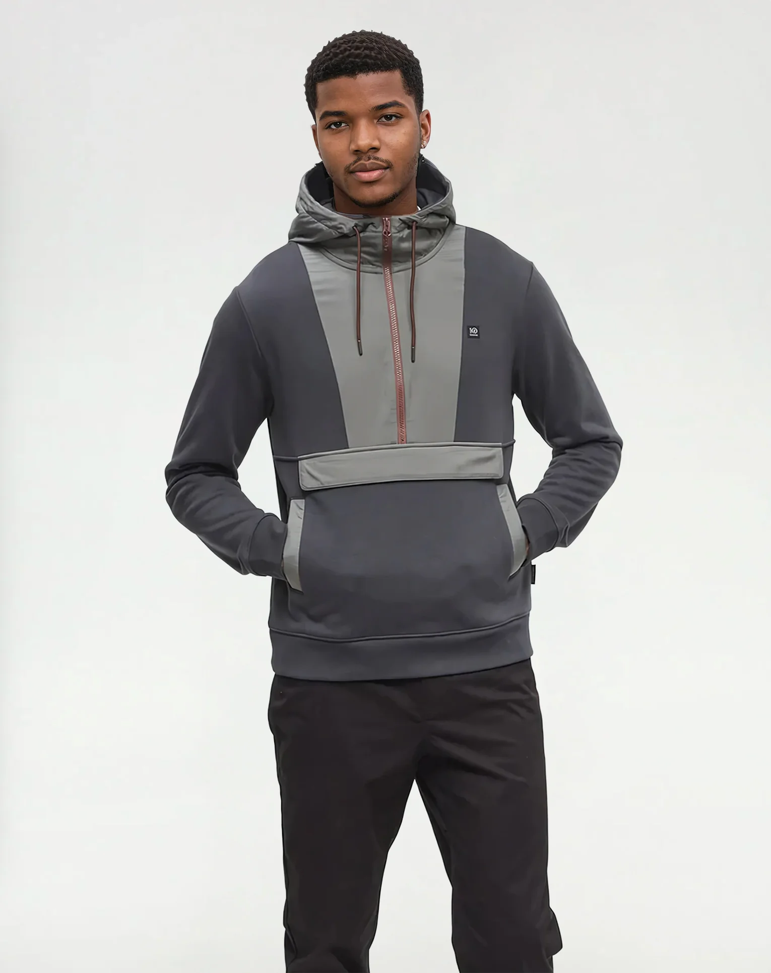 SeaFleece Contrast Anorak Hoodie